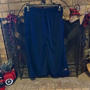 Navy Blue Athletic Sports Skirt/Leggings